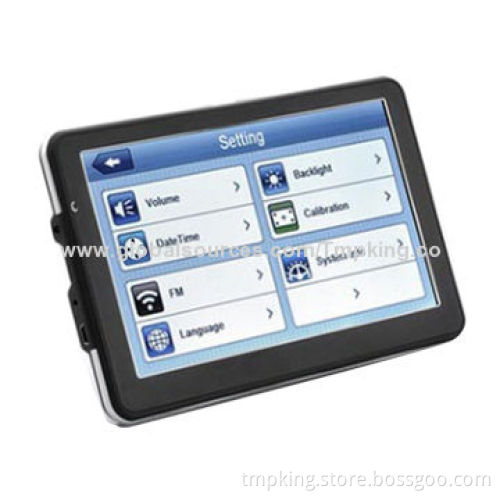 Free Map 7-inch DVR Car GPS Navigation, TFT Touch Screen, Built-in 4GB Supports FM, MP3/Video PlayerNew